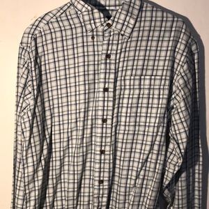 Plaid collared button up